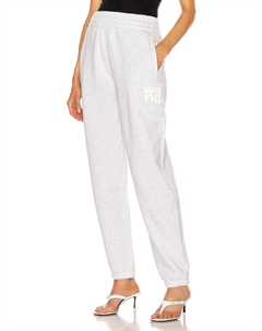 Классические спортивные штаны Foundation Terry, цвет Light Heather Grey Alexander wang