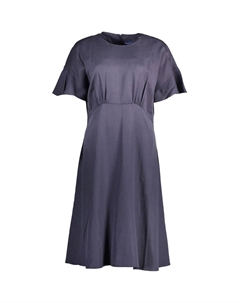 Синее женское платье из лиоцелла Gant