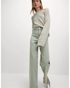 Джинсы Grazer с высокой талией и широкими штанинами до щиколотки, цвет Soft khaki Marks & spencer