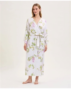 Длинный женский халат, белый Laurence tavernier