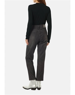 Топ с длинными рукавами, черный Comma casual identity