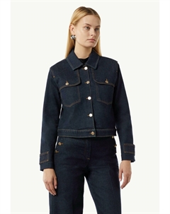 Джинсовая куртка KASTIGE MIT METALLKNÖPFEN, деним Comma,