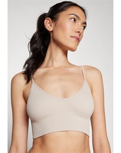 Бюстье ONLVICKY LESS V NECK 2 PACK, темно-коричневый Only