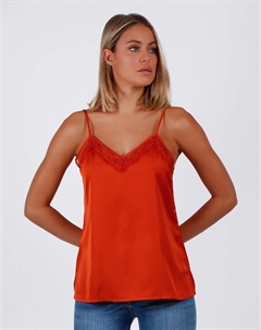 Женская атласная майка, оранжевый Admas