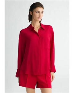 Блузка на пуговицах, красный Liu jo