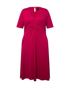 Платье из джерси KEYHOLE, розовый Ulla popken