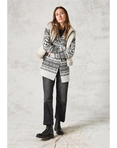 Кардиган GEMUSTERTER, серый Cecil