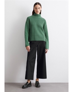 Джемпер TURTLENECK LOOSE AUS HEAVY WEIGHT, зеленый Marc o'polo