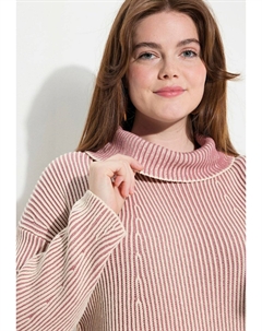 Джемпер TWO-TONE TURTLENECK, светло-розовый Ulla popken