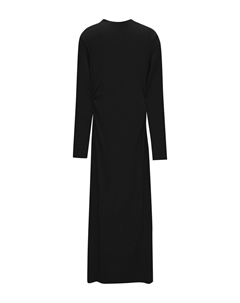 Платье из джерси LONG SLEEVE-MIDI, черный Pull & bear