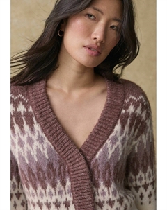 Кардиган FAIRISLE, фиолетовый Next