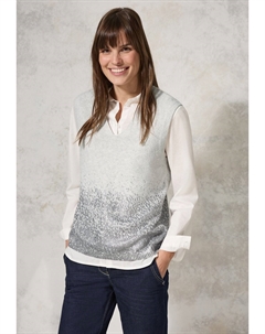 Топ, серебристый Cecil