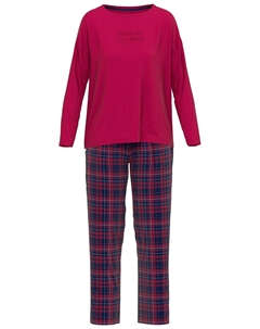 Пижамный комплект SET, темно-красный Tom tailor