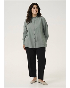 Блузка на пуговицах ADI, зеленый Kaffe curve