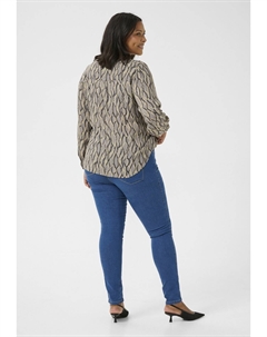 Блуза PRINTED, серый Kaffe curve