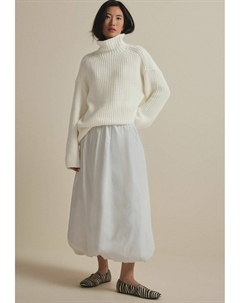 Джемпер ROLL NECK LONGLINE, молочный Next