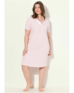 Ночная рубашка DETAIL V-NECK, светло-розовый Ulla popken