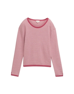 Джемпер PULLOVER MIT STRUKTUR, светло-розовый Tom tailor