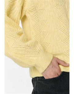 Джемпер OBJFLORA RE LS NOOS, желтый Object