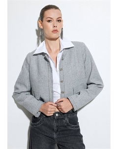 Блейзер TWEED CROP, серый Koton