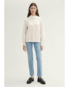 Джемпер MIT STEHKRAGEN, бежевый Tom tailor