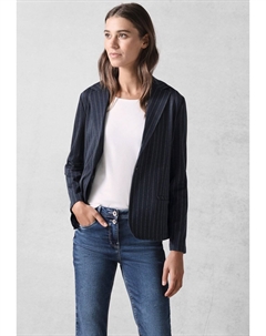 Блейзер IM NADELSTREIFEN-LOOK, темно-синий Cecil