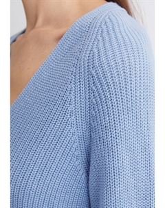 Джемпер LONGSLEEVE V NECK, синий Marc o'polo