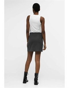 Мини-юбка OBJLISA, темно-серый Object