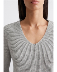 Джемпер LONGSLEEVE V NECK, серый Marc o'polo