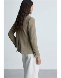 Блейзер NAMSOS, коричневый Mango