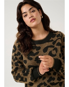 Джемпер KCVILMA, коричневый Kaffe curve