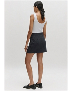 Мини-юбка, серый Edited