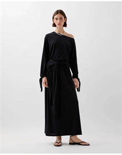 Длинная юбка с узлом, черный Scalpers