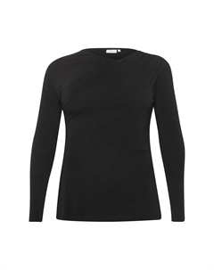 Топ с длинными рукавами CAIDI, черный Kaffe curve