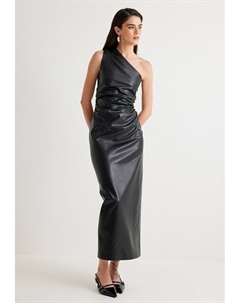 Платье макси ONE SHOULDER, черный Koton