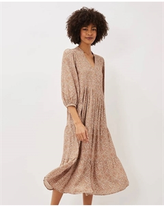 Платье миди с рукавами-фонариками, цвет Maquillaje Phase eight