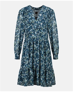 Платье с длинным рукавом, мультиколор Hugo boss