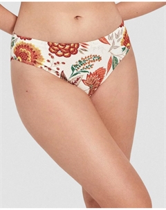 Плавки бикини миди с цветочным принтом, мультиколор Gisela