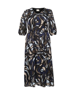 Платье макси MARGA, синий Kaffe curve