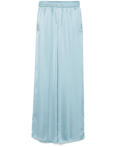 Атласные брюки палаццо, синий Herno