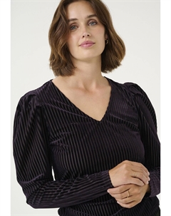 Топ с длинными рукавами CACA, темно-фиолетовый Kaffe