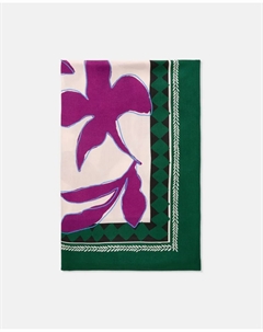 Парео с цветочным принтом, белый Enfasis