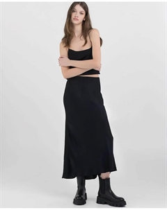 Длинная юбка черного цвета, черный Replay