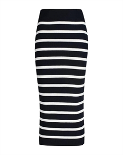 Длинная полосатая юбка, синий Gant