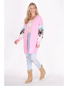 Кардиган, розовый Izia