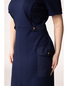 Платье из джерси, темно-синий Quiosque