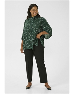 Блузка на пуговицах VILNA AMI, зеленый Kaffe curve