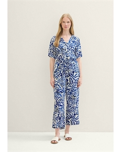 Комбинезон MIT V-AUSSCHNITT, синий Tom tailor