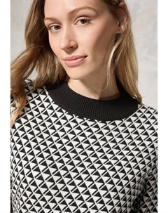 Джемпер GEMUSTERTER, черный Cecil