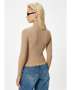 Джемпер HIGH NECK, бежевый Koton